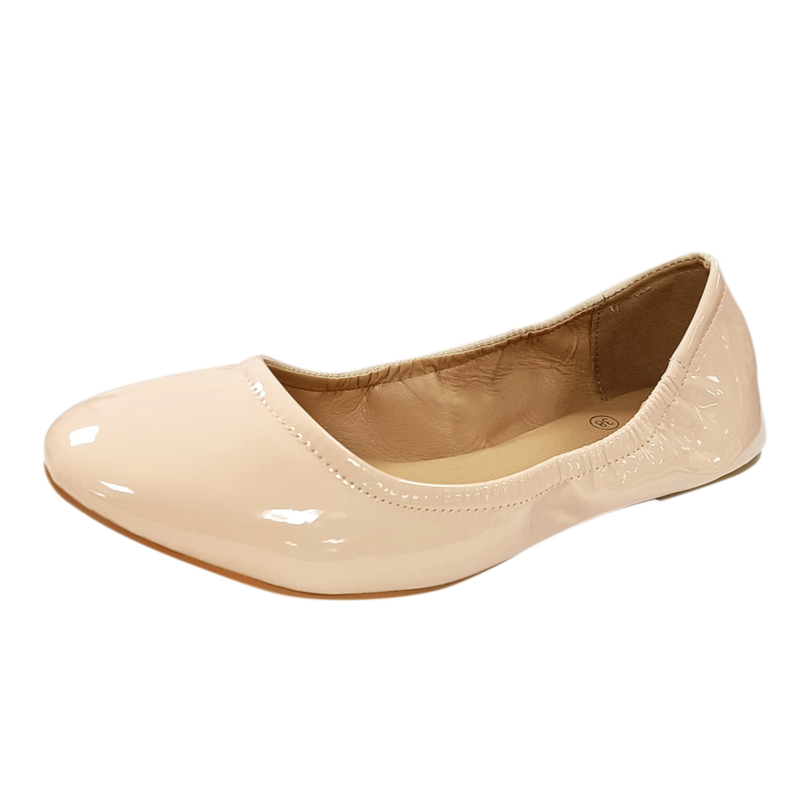 womens tan flats