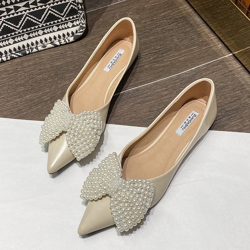 stuart weitzman pearl flats