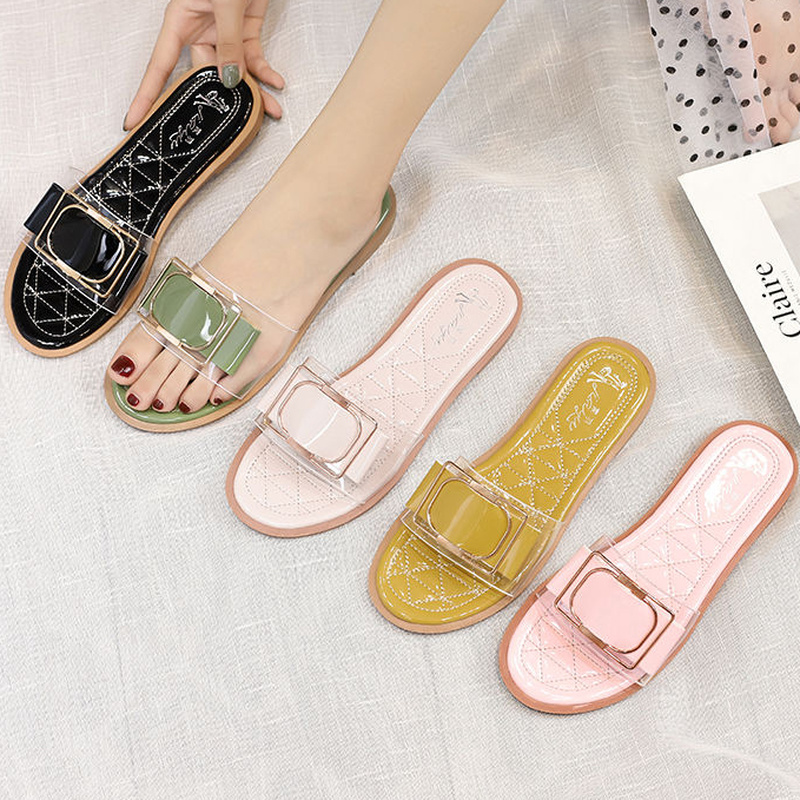 designer flat sandals