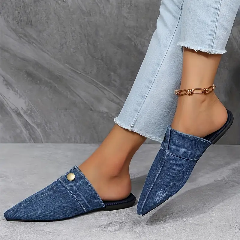 slip on mule shoes