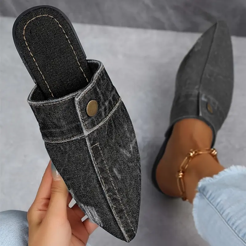 slip on mule shoes