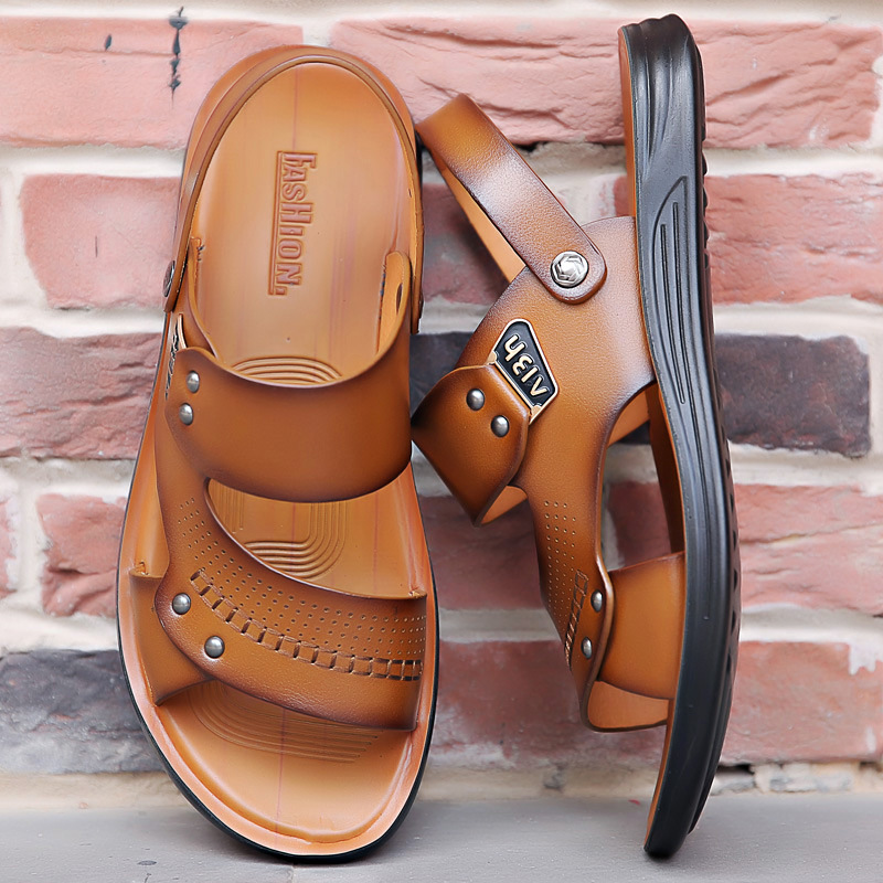 brown sandals