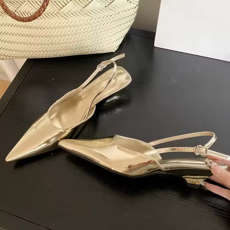 slingback mule shoes