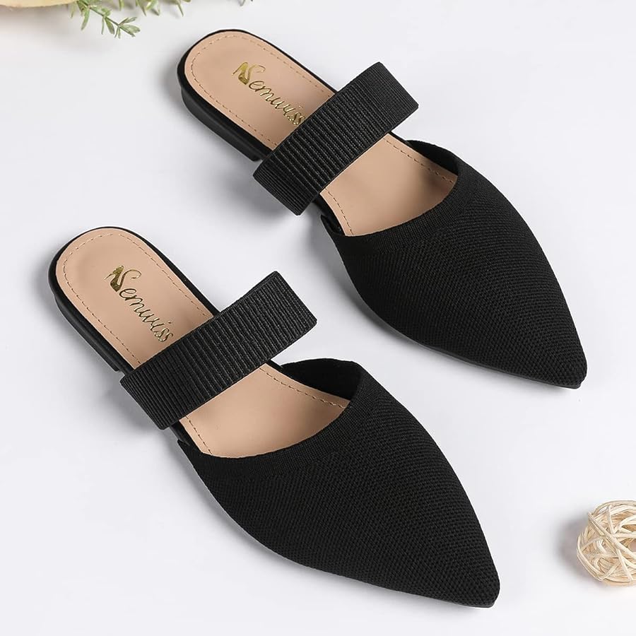 pointed toe mules shoes