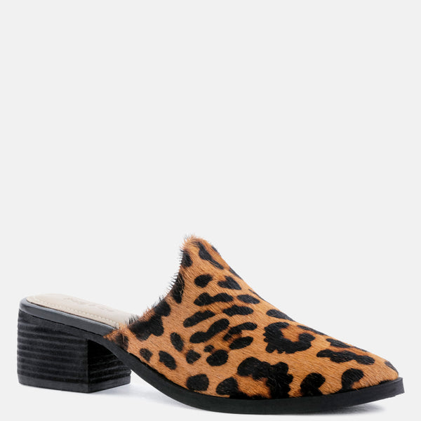 leopard print mules shoes